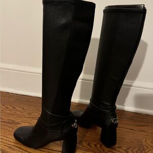 Tory Burch knee high leather boots. New in box